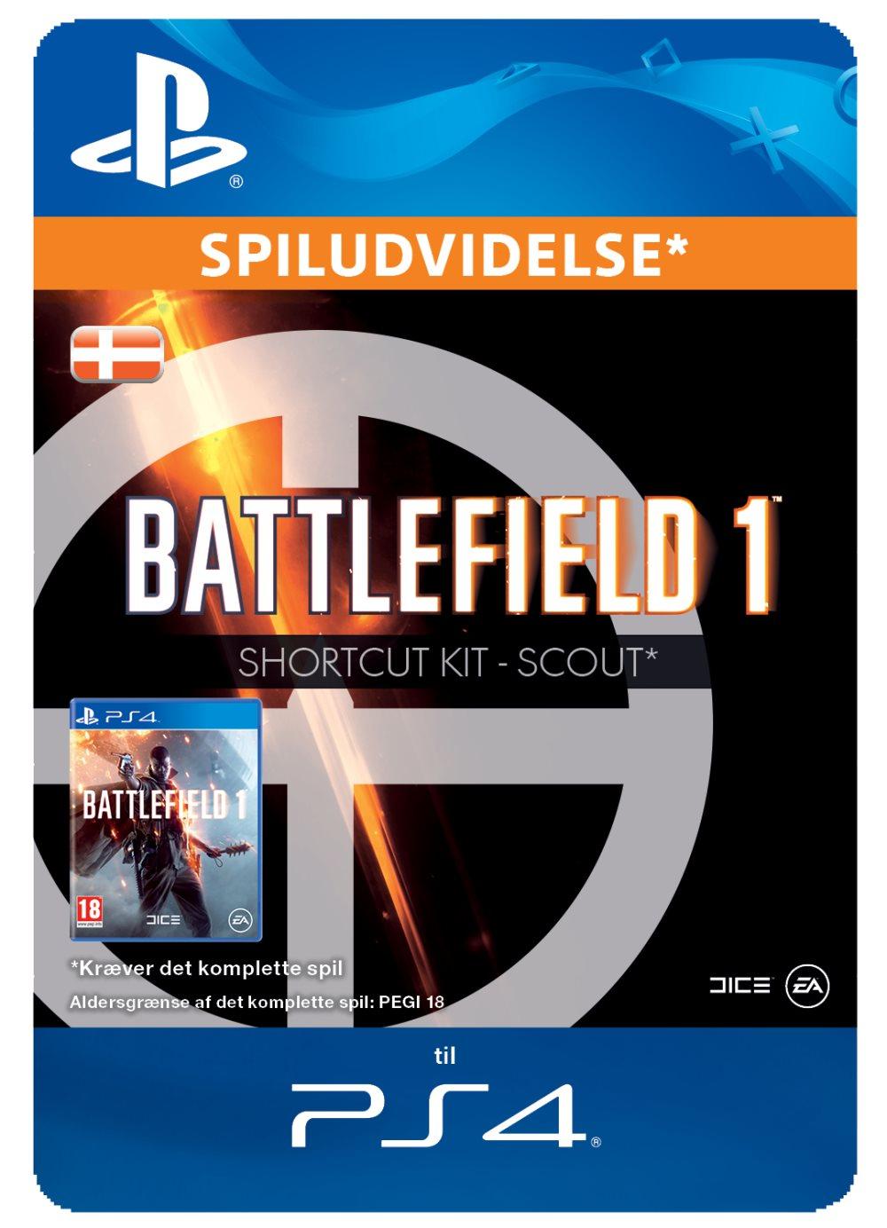 Battlefield 1 Shortcut Kit: Scout-pakke (DK)