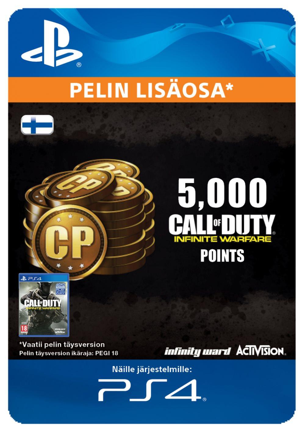 5000 Call of Duty®: Infinite Warfare -pistettä (FI)