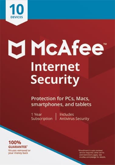 McAfee® Internet Security - 10 Device (Nordic)