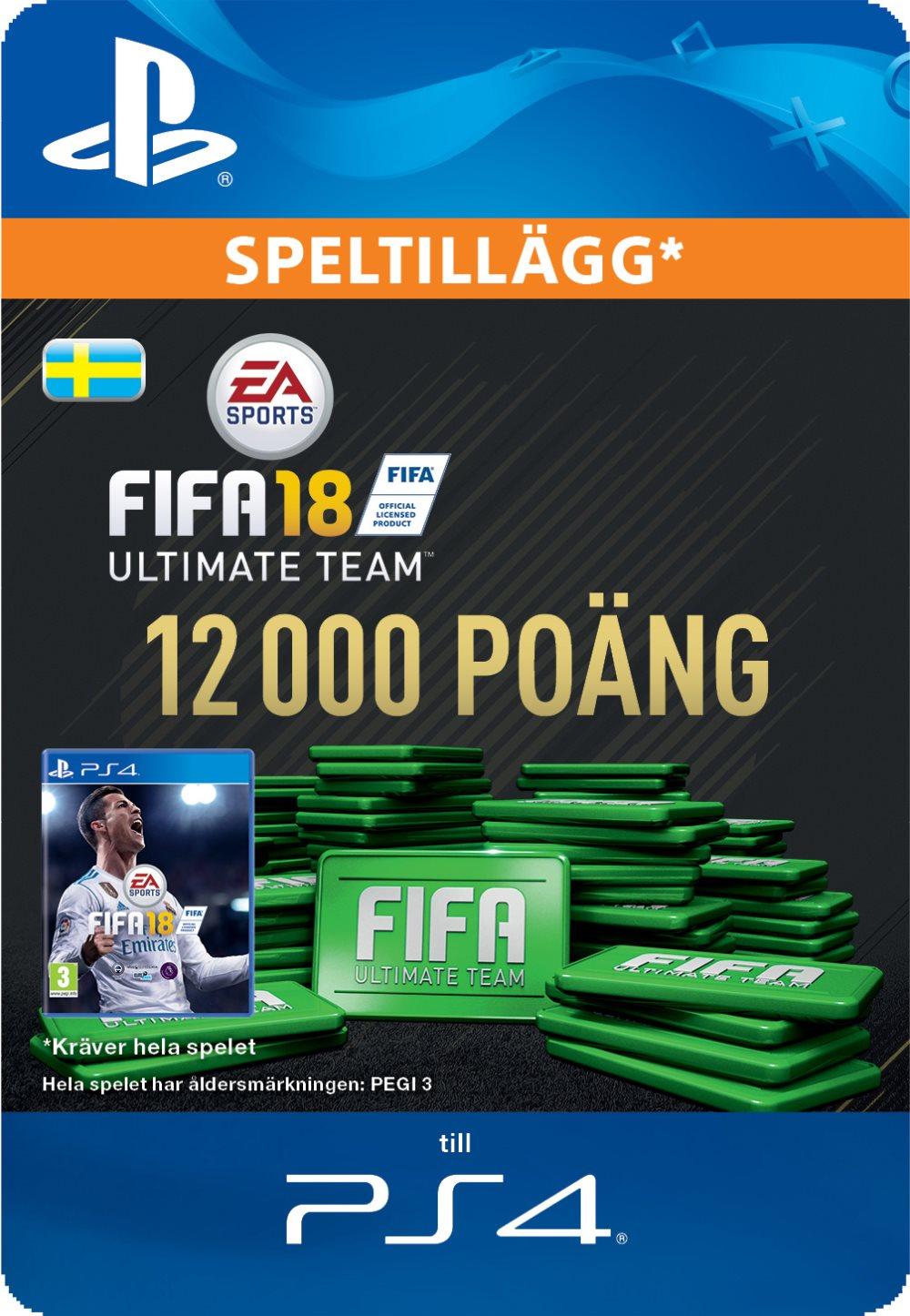 12000 FIFA 18-poäng (Sweden)