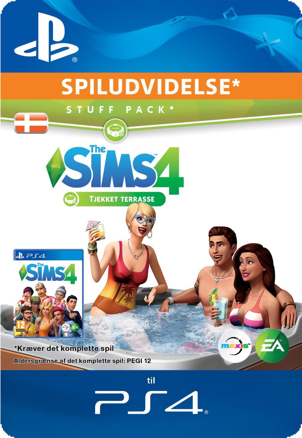 The Sims 4 Tjekket terrasse Stuff (Denmark)