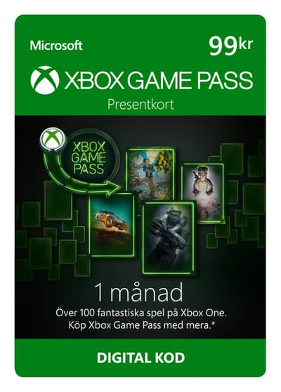 Xbox Game Pass 99 SEK
