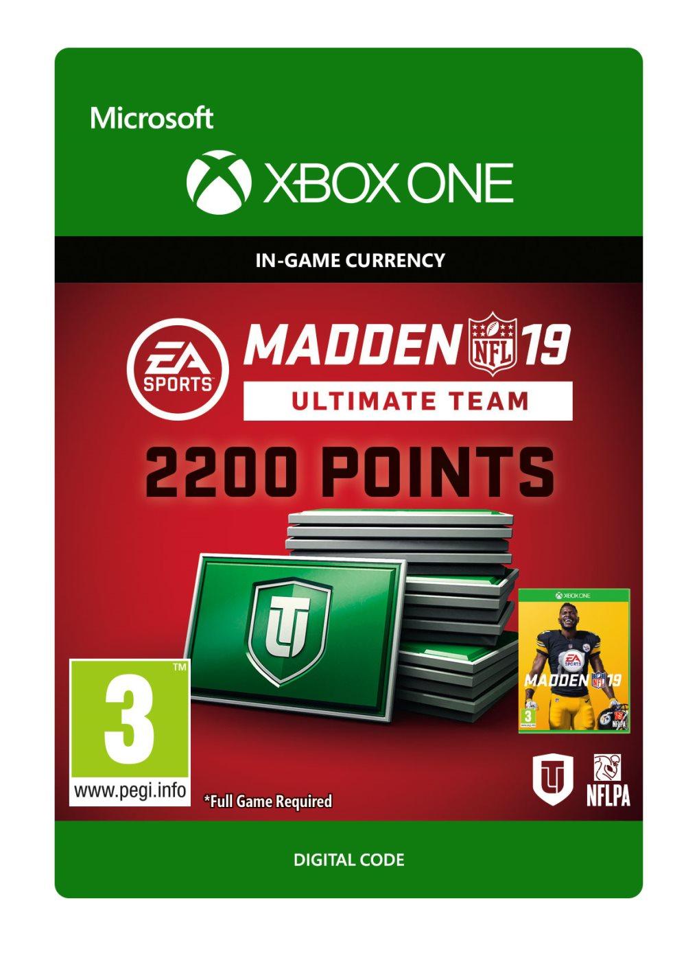 MADDEN NFL 19 MUT 2200 Madden Points Pack