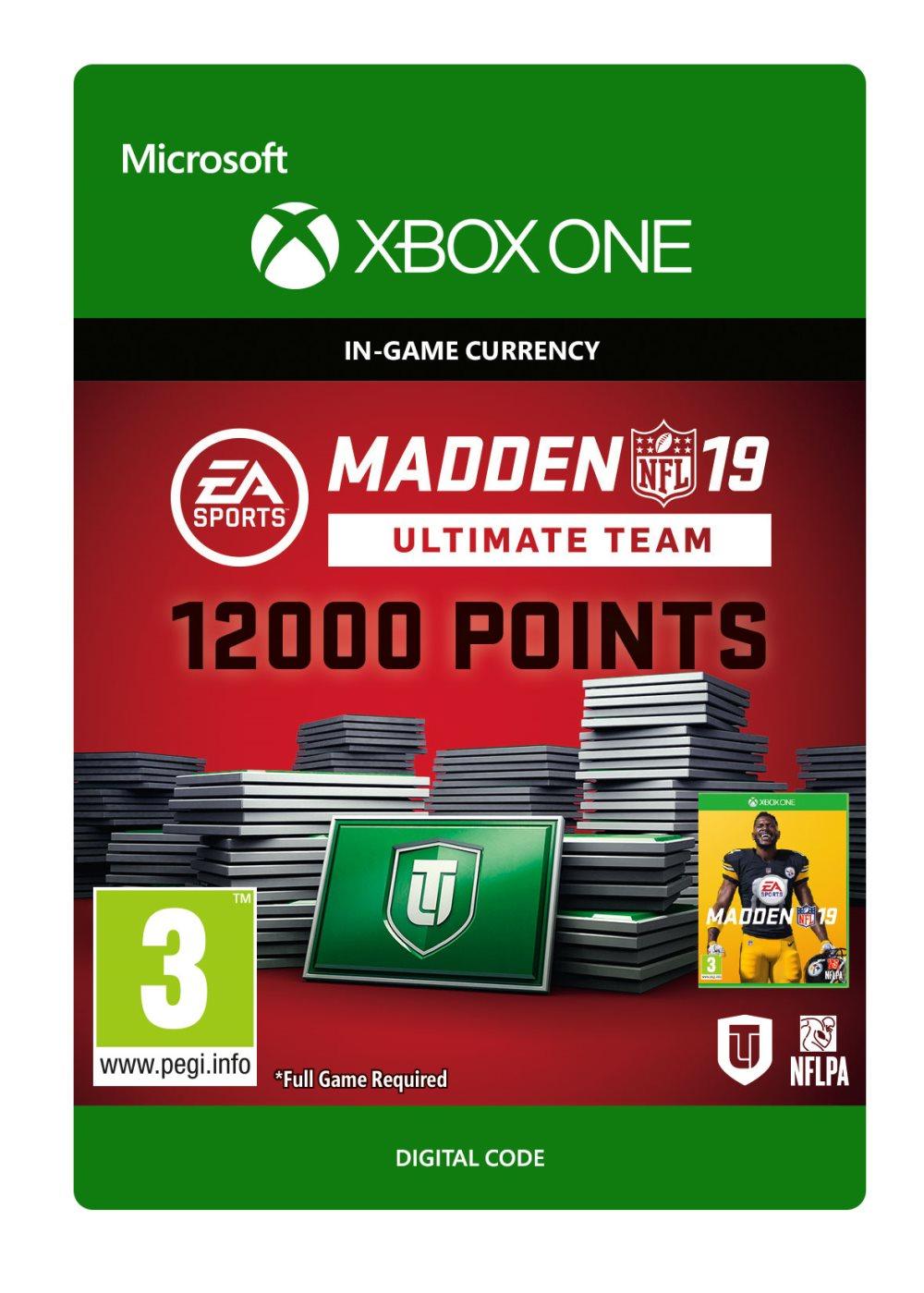 MADDEN NFL 19 MUT 12000 Madden Points Pack