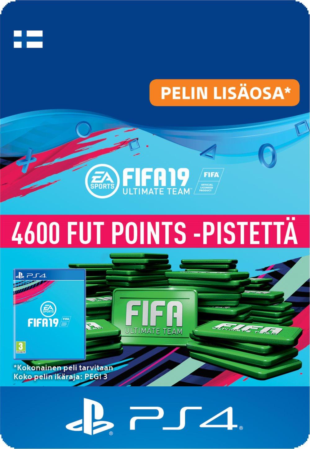 FIFA 19 ULTIMATE TEAM™ - 4600 FUT POINTS-PISTETTÄ