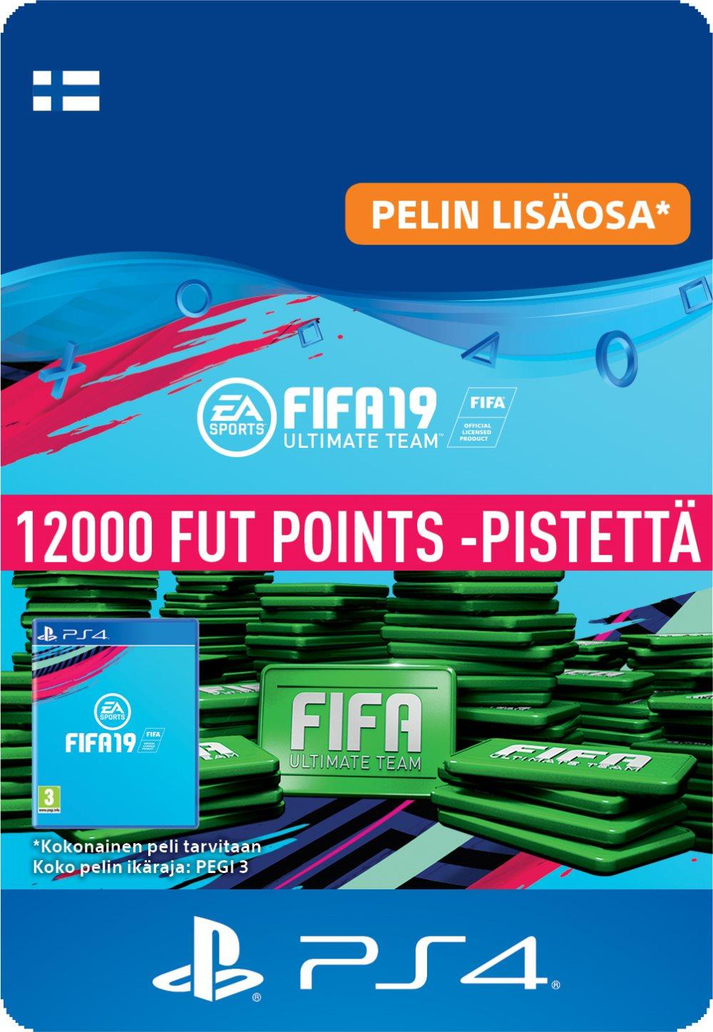 FIFA 19 ULTIMATE TEAM™ - 12000 FUT POINTS-PISTETTÄ