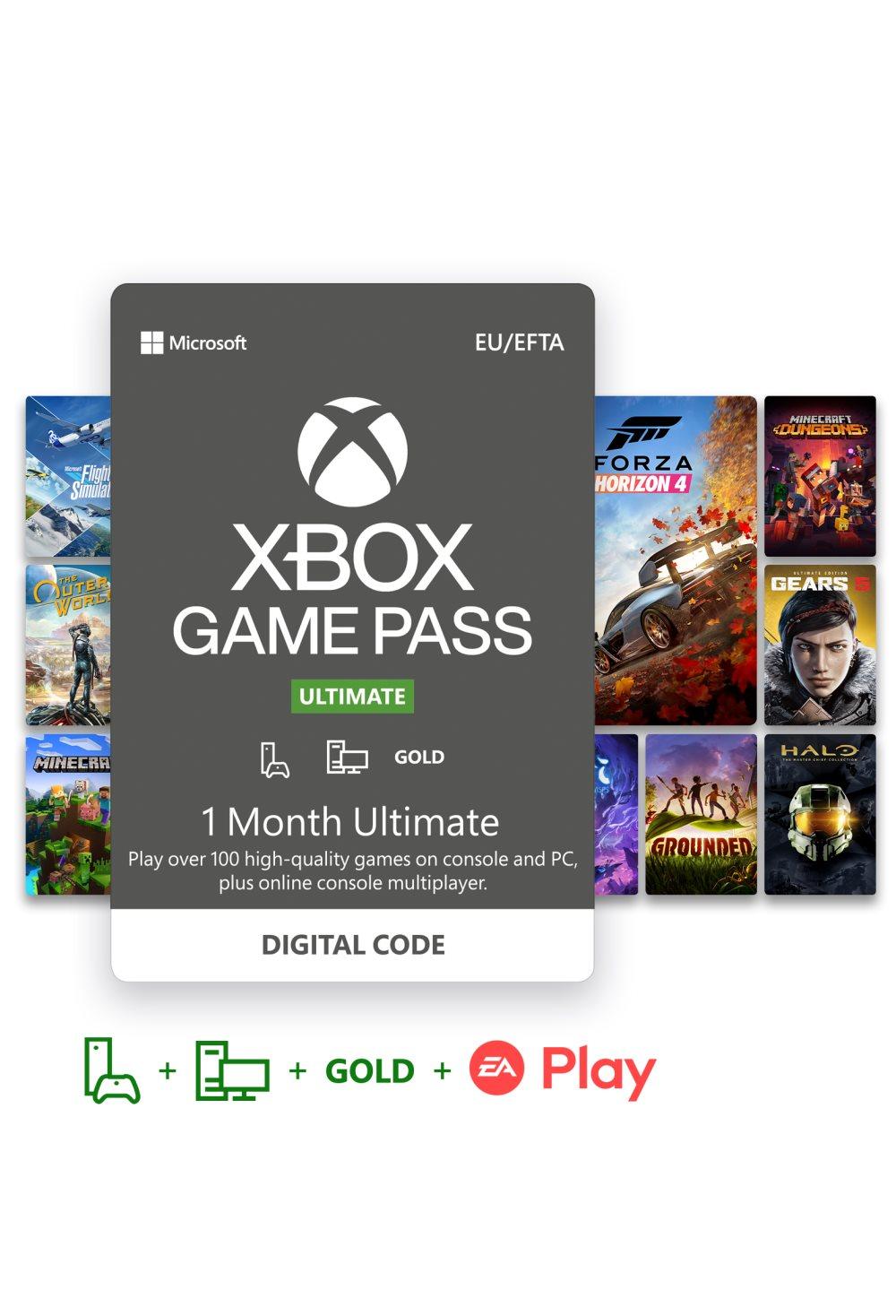 Xbox Game Pass Ultimate 1 Month Subscription