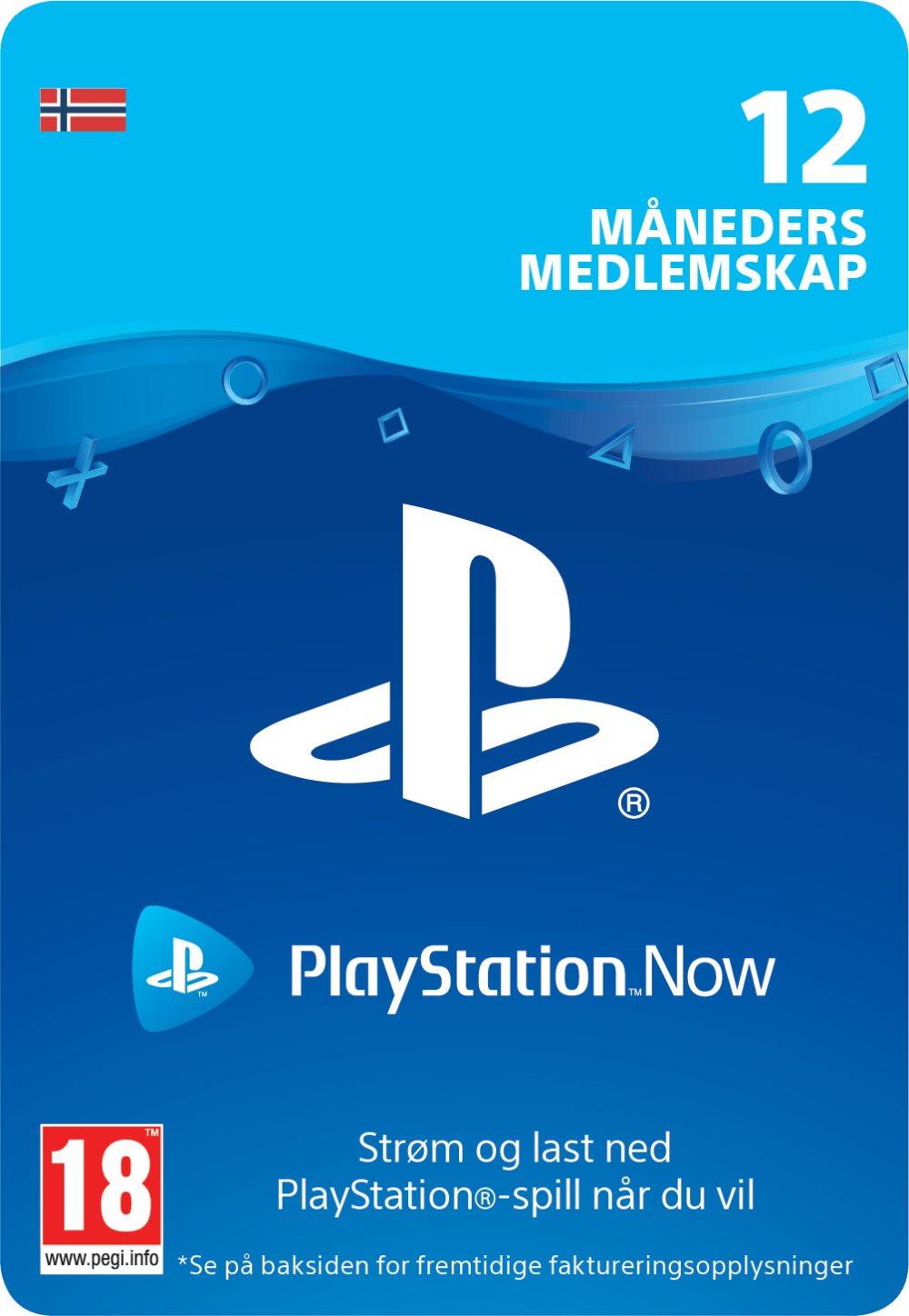 PlayStation™Now: 12 Month Subscription