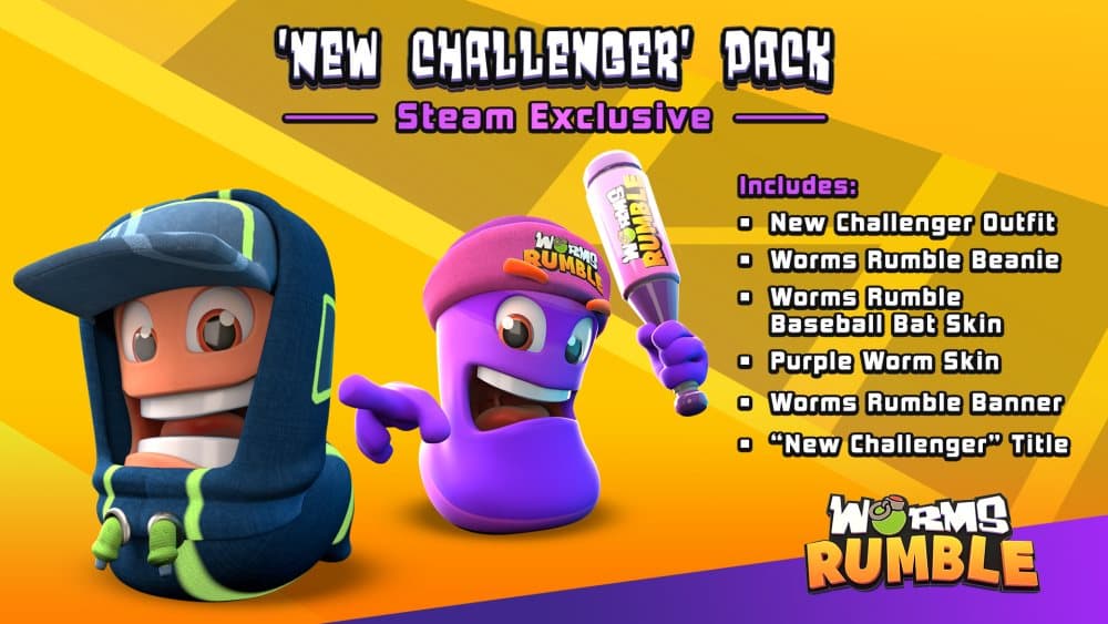 Worms Rumble - New Challenger Pack