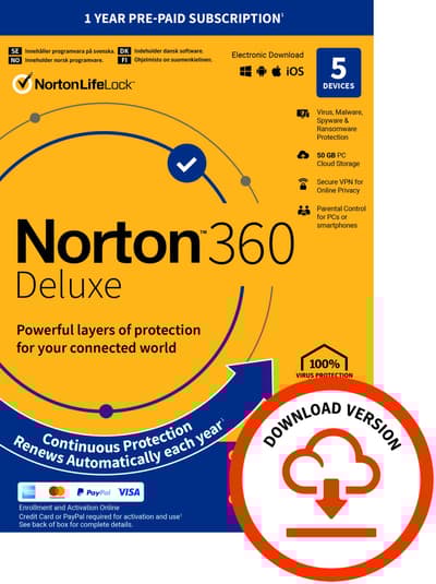 Norton 360 Deluxe ND 50Gb