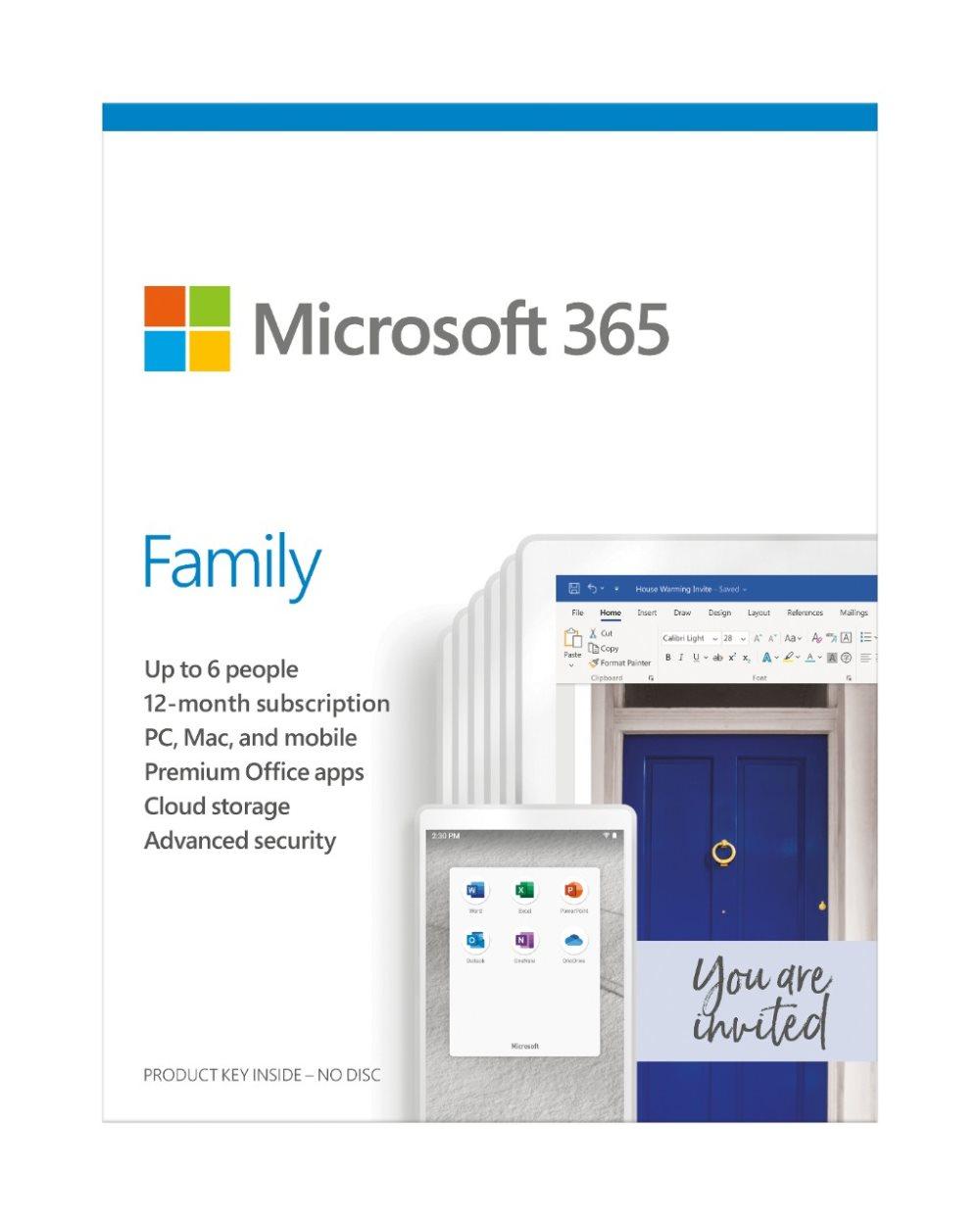 Microsoft®365 Family (15 Month)