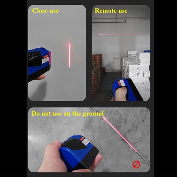Punktlinjekrysslaser Spirit Level Multifunktionslaserniveau