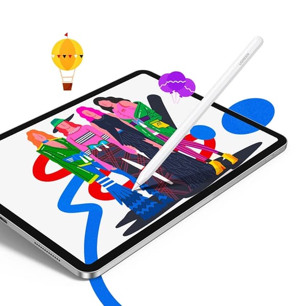 Ugreen LP653 Stylus Penna med Trådlös Laddning För iPad - Vit