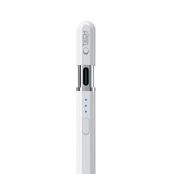 Tech-Protect Digital Magnetic Stylus Penna "3" iPad - Vit