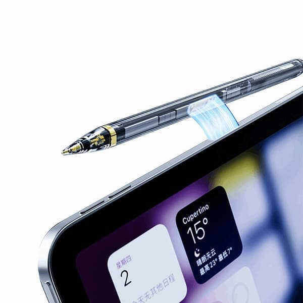 Tech-Protect Stylus Penna "4" iPad Digital Magnetisk - Clear/Svart
