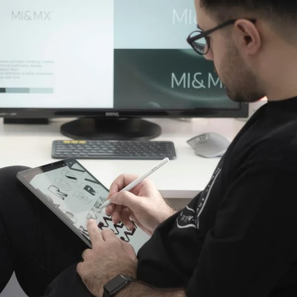 Alogic iPad Stylus Penna med USB-C och Trådlös Laddning - Vit