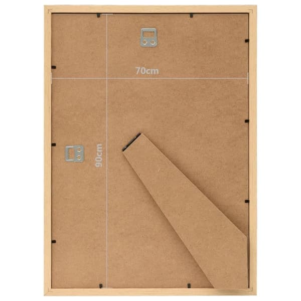 vidaXL Fotorammekollasje for vegg eller bord 5 stk 70x90 cm lys eik
