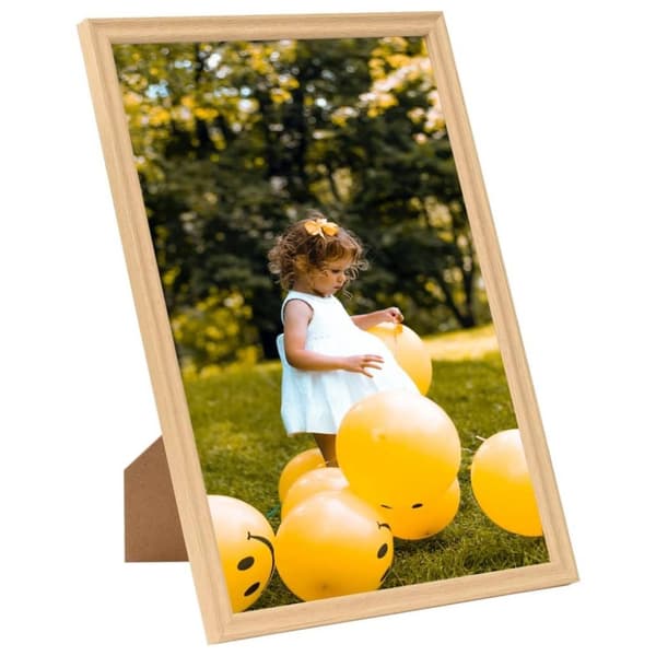 vidaXL Fotorammekollasje for vegg eller bord 5 stk 70x90 cm lys eik