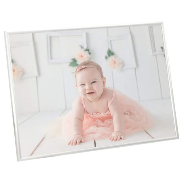 vidaXL Fotoramar 3 st för vägg eller bord silver 18x24 cm MDF