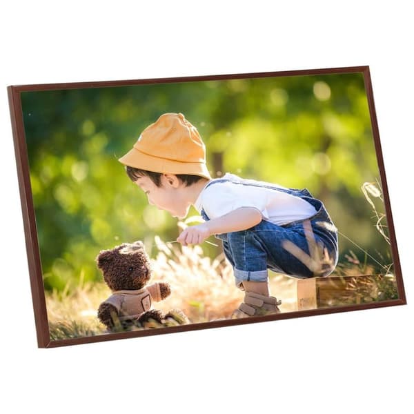 vidaXL Fotoramar 3 st för vägg eller bord brons 59,4x84 cm MDF