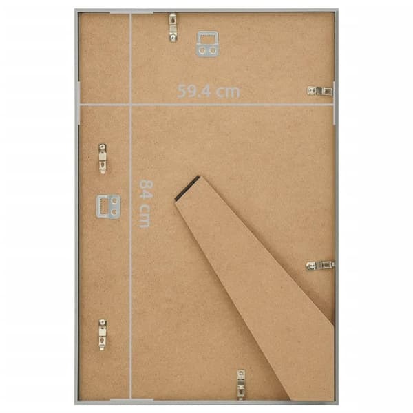 vidaXL Fotorammekollasje for vegg eller bord 5 stk 59,4x84 cm sølv