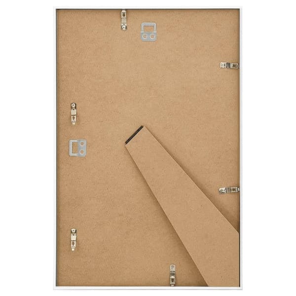 vidaXL Fotoramar 3 st för vägg eller bord vit 70x90 cm MDF
