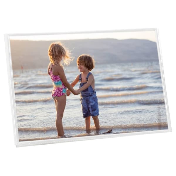 vidaXL Fotorammekollasje for vegg eller bord 5 stk hvit 70x90 cm MDF