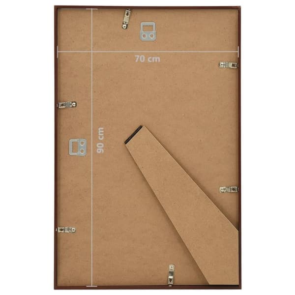 vidaXL Fotorammekollasje for vegg eller bord 5 stk bronse 70x90 cm MDF