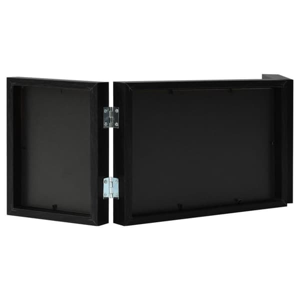 vidaXL 3-osainen Valokuvakehyskollaasi musta 28x18cm+2x(13x18cm)