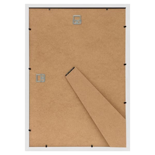 vidaXL Fotoramar 3 st för bord vit 18x24 cm MDF
