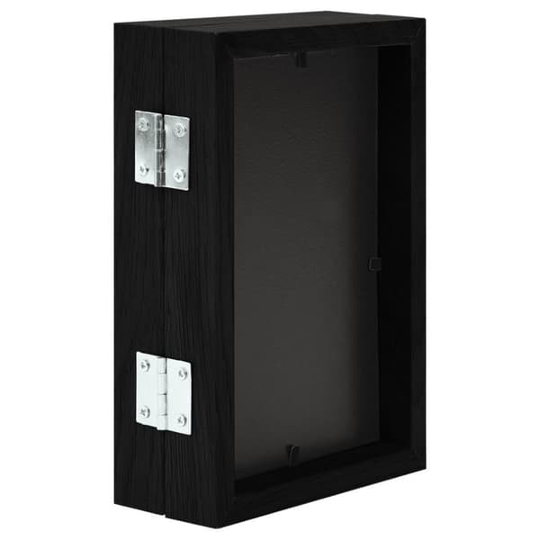 vidaXL Tvådelad fotoram svart 2x(13x18 cm)