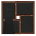 Miniatyrbild 5 av 8: vidaXL Fotoram för 4x(13x18 cm) bilder mörkbrun MDF