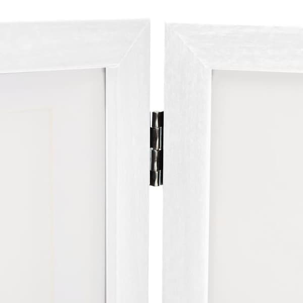 vidaXL Trefoldig fotorammekollasj hvit 22x15 cm+2x(10x15 cm)