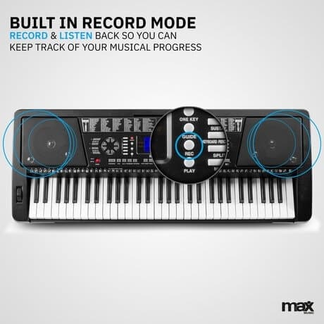 MAX KB12P Elektronisk Keyboard Pro 61-key MIDI