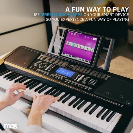 MAX KB12P Elektronisk Keyboard Pro 61-key MIDI
