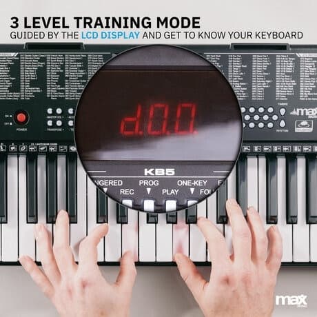 MAX KB5 Electronic Keyboard with 61-keys Lighting