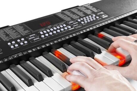 MAX KB5 Electronic Keyboard with 61-keys Lighting