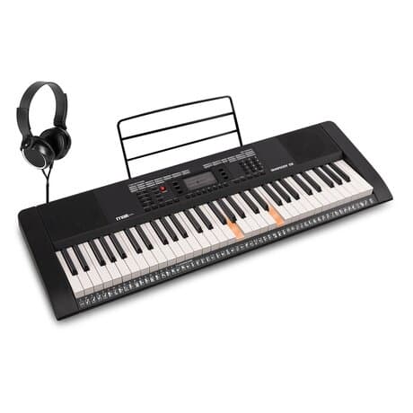 Max Rhapsody61L elektroniskt keyboard med 61 bakgrundsbelysta tangenter