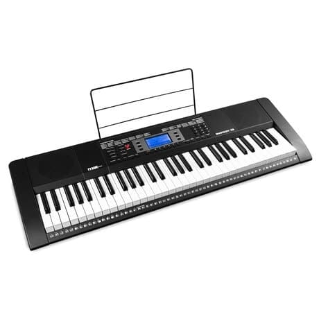 Max Rhapsody61L elektroniskt keyboard med 61 bakgrundsbelysta tangenter