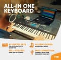 Miniatyrbild 2 av 11: Max Rhapsody61L elektroniskt keyboard med 61 bakgrundsbelysta tangenter