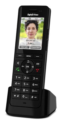 FRITZ!Fon X6 DECT telephone Black Sort