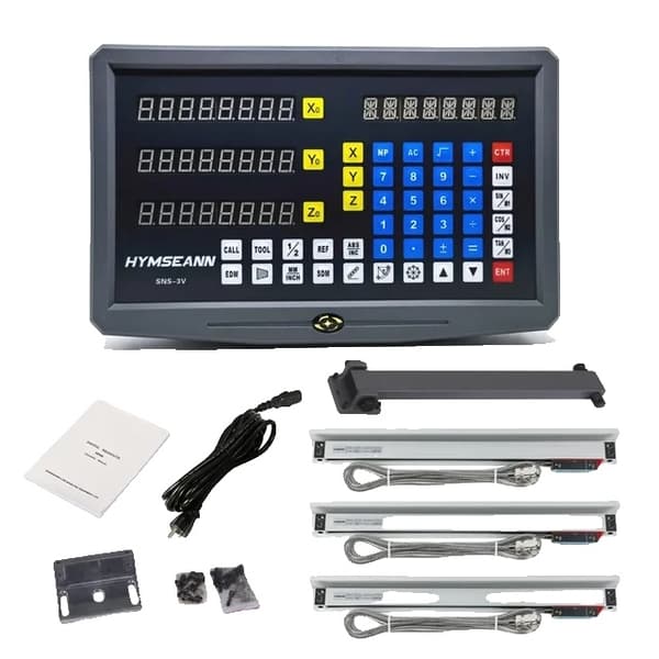 Sorvausjyrsintä DRO-sarja, korkea tarkkuus, 3-akselinen teknologia, SNS-3V täydellinen pakkaus SNS-3V complete kit