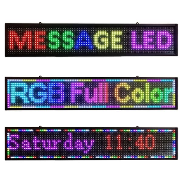 Programmerbar WiFi LED-skærm, 96x16 Pixels, Høj Lysstyrke,WIFI