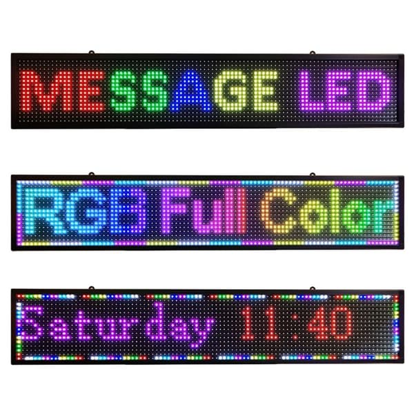 Programmerbar WiFi LED-skærm, 96x16 Pixels, Høj Lysstyrke,WIFI