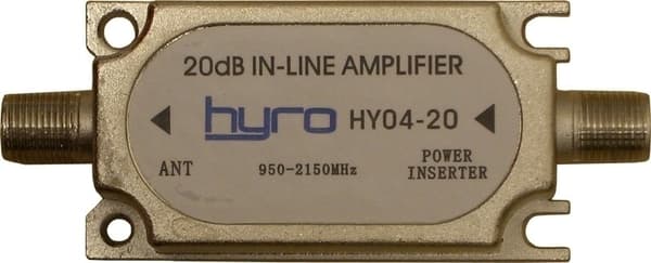Linjeförstärkare 20dB för SatellitMottagare satellitsignal