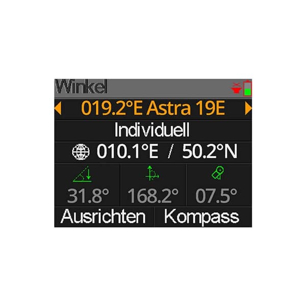 Combo mätinstrument Satmeter HD 4  Mätning av satellit, kabel och mark signal