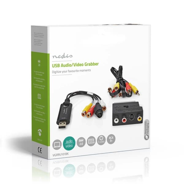 Nedis video Grabber | USB 2.0 | 480p | A / V-kabel / Scart