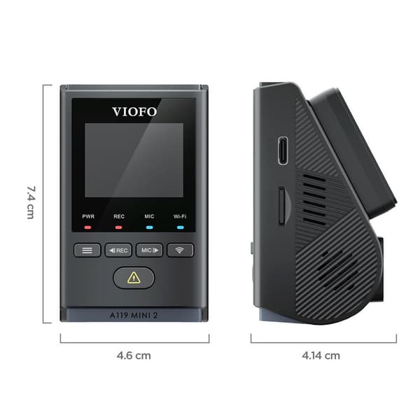 VIOFO A119 MINI 2-G GPS ruteoptager