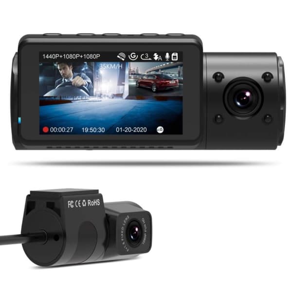 Vantrue N4 2,5K 3-kanals videooptager