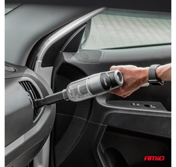 Bilstøvsuger med batteri 70W 11KPA hepa filter USB-C